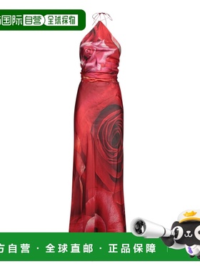 1小时内可退 欧洲直邮roberto cavalli 女士 连衣裙真丝