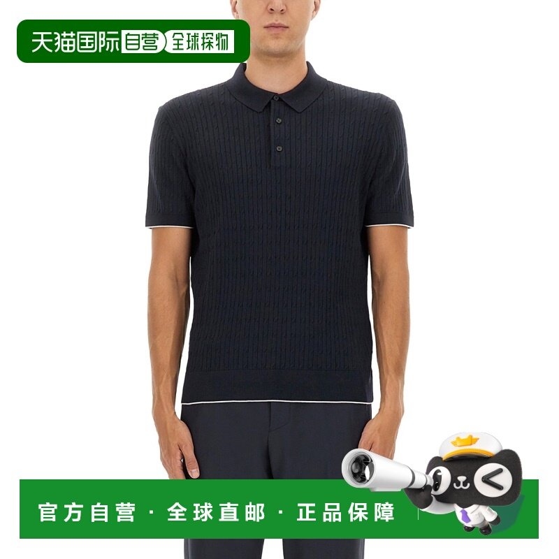 香港直邮BOSS 波士 男士 真丝棉质编织Polo衫 505432071027219140,男装,Polo衫,淘宝优惠券,粉丝福利购,淘宝优惠卷