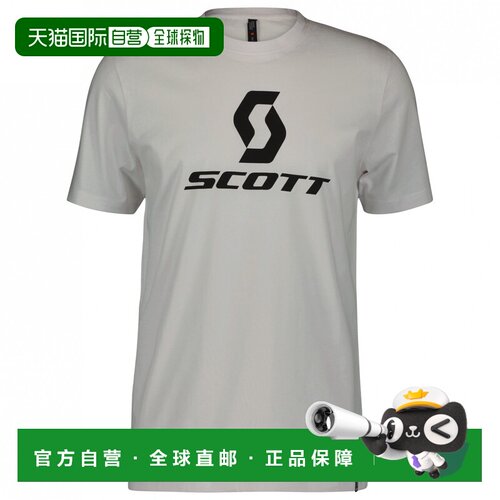 欧洲直邮SCOTT 男士户外T恤 0169614WHITE CO 灰色