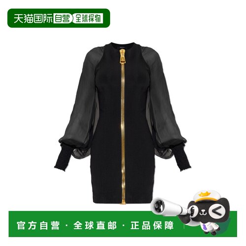 1h可退 欧洲直邮BALMAIN 女士连衣裙 HF1R9461MI60EAP AW2026 黑