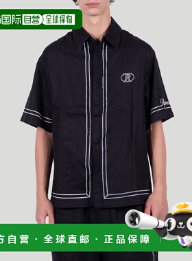 1h可退 香港直邮Represent 男士 衬衫 MLM100298SC2501 black黑色