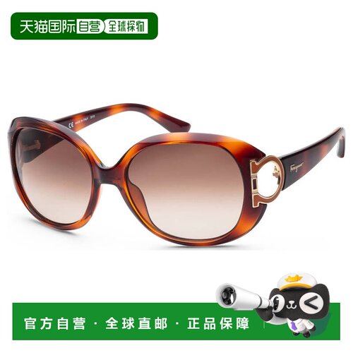 1h可退 Salvatore Ferragamo 徽标太阳镜 SF668S-238