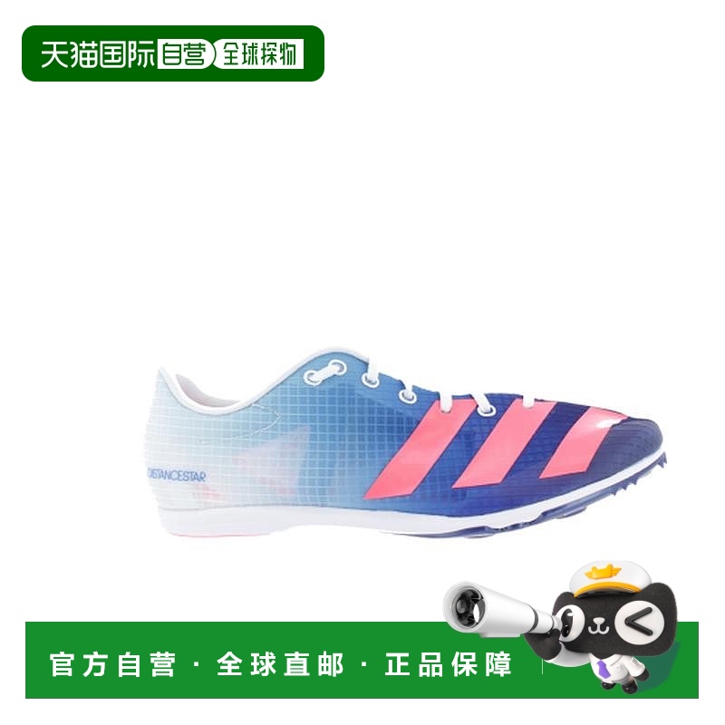 自营欧洲直邮Adidas阿迪达斯 DISTANCESTAR 男士蓝色拼色网布户外