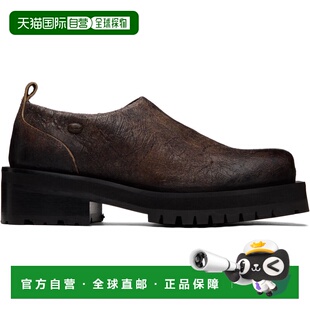 1h可退 香港直邮Diesel 迪赛 男士 棕色 D-Texan Clog 乐福鞋 Y03