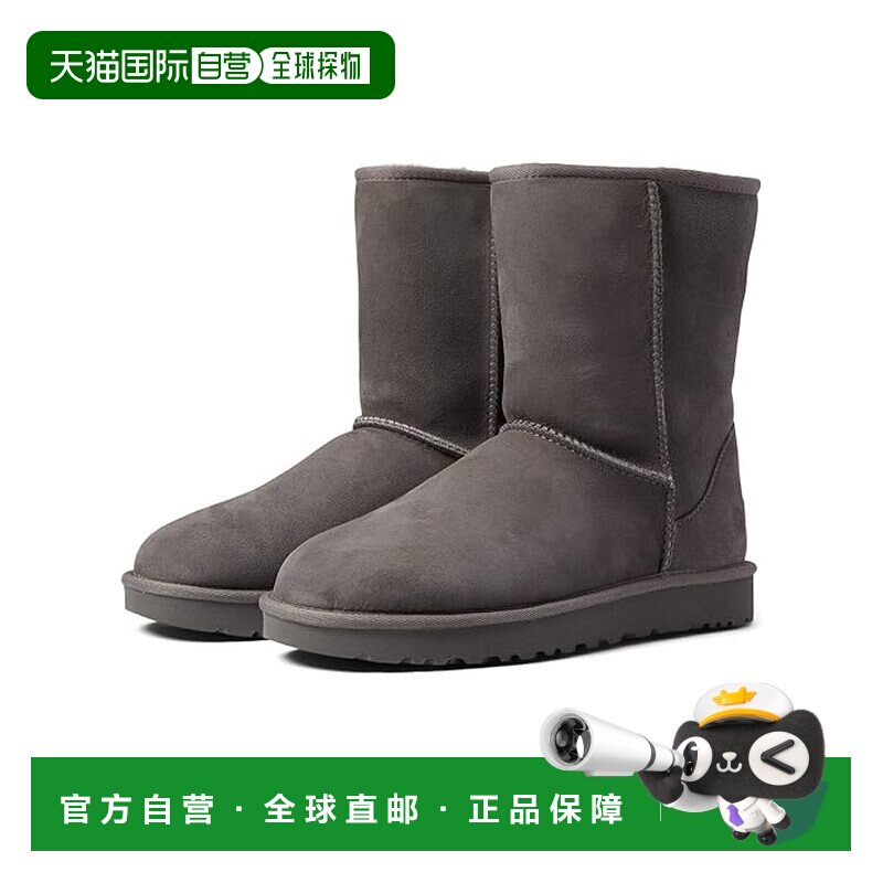 1h可退 香港直邮Ugg 女士 II 经典款低筒靴子 grey灰色 舒适时尚