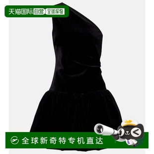 black黑色 1h可退 单肩棉质迷你连衣裙 香港直邮Patou 舒适 女士