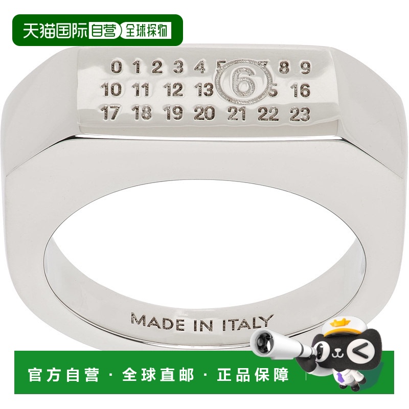 香港直邮Mm6 Maison Margiela 马丁 马吉拉 MM6 男士 银色 Numeri