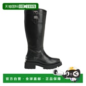 香港直邮Ganni 圆头长筒靴 S3022