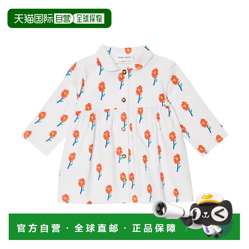 1h可退 香港直邮bobo choses 婴儿 花朵棉质针织连衣裙装童装