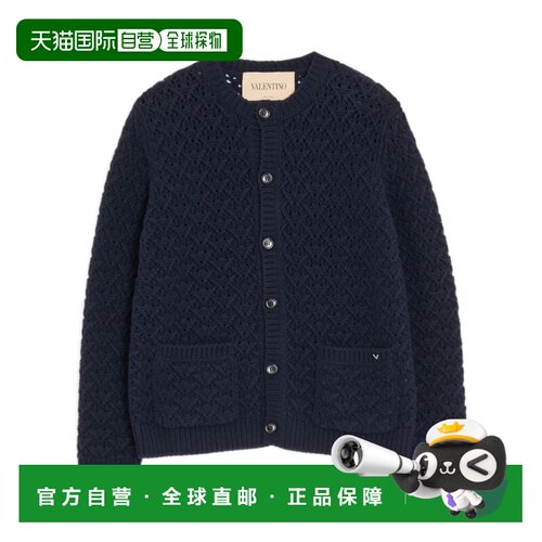 Valentino 长袖开衫 VKA06VBR0针织羊绒 【付后1h可退】
