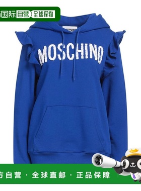 香港直邮Moschino 莫斯奇诺 女士 卫衣 blue蓝色 舒适时尚