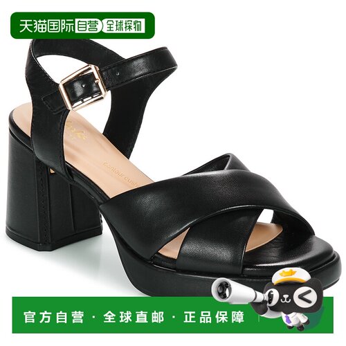 欧洲直邮Clarks 女鞋 凉鞋 黑色 春夏 RITZY 75 RAE单鞋