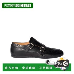 5E510E7V6F005缪缪 带扣小牛皮布洛克鞋 香港直邮Miu Miu