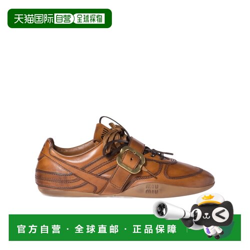 香港直邮Miu Miu 带扣运动鞋 5E549E537FA005德训鞋