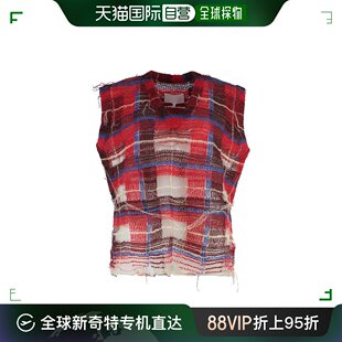 领仿旧背心 格纹 马吉拉 香港直邮Maison 马丁 男士 Margiela