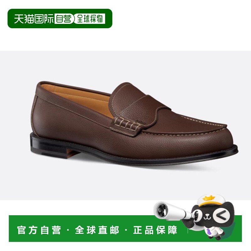 1h可退 香港直邮dior 迪奥 桀傲 男士 男款棕色皮质乐福鞋 3LO146,流行男鞋,乐福鞋（豆豆鞋）,淘宝优惠券,粉丝福利购,淘宝优惠卷