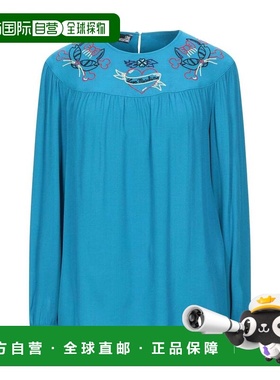 香港直邮moschino 爱莫斯奇诺 女士 上衣 blue蓝色 舒适时尚