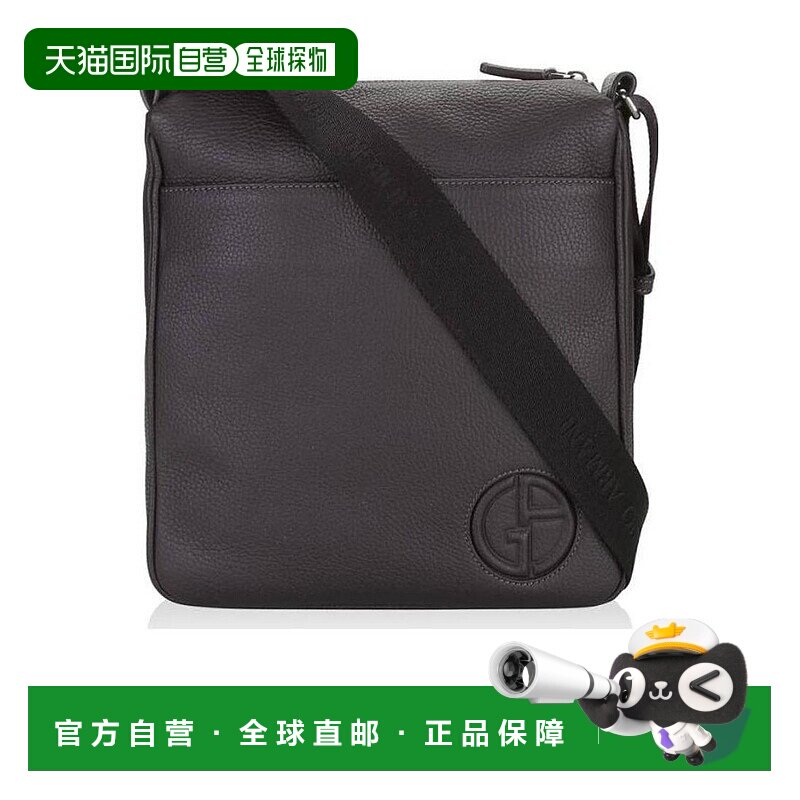 香港直邮Giorgio Armani 徽标细节斜挎包 Y2M031YB42J手提包男包