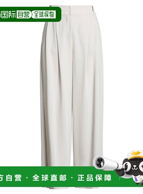 1h可退 香港直邮'S Max Mara 女士 阔腿裤 grey灰色 舒适时尚