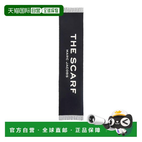 1h可退 欧洲直邮MARC JACOBS 女士围巾 2F4RRA003W14BLACK AW2025