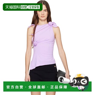 香港直邮Coperni 女士 紫色 Flower 上装 COPT76F5021性感上衣