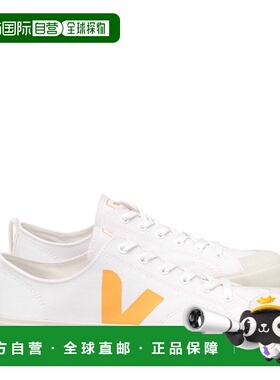 自营欧洲直邮VEJA NOVA CANVAS系列 男女同款白色帆布黄标百搭小