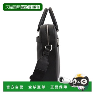 1h可退 香港直邮BOSS 波士 男士 Hugo 簽名飾邊拉鍊公事包 505364