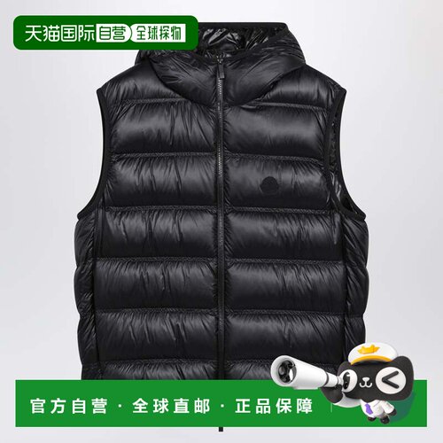 1h可退 香港直邮Moncler 盟可睐 男士 nylon-padded Panestrel 黑