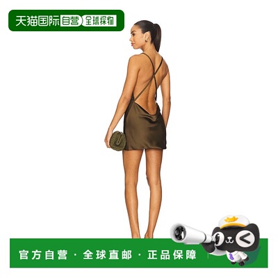 1h可退 香港直邮NORMA KAMALI 诺玛 卡玛丽 女士 Bias 背部交叉带