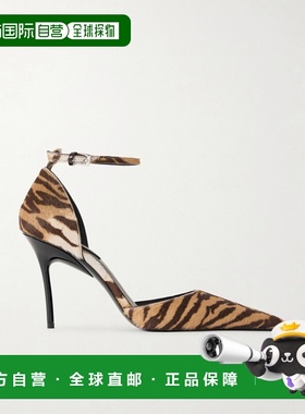 alaia 女士 110 多尔赛虎纹小牛毛浅口鞋 AA3E1021I105女鞋单鞋