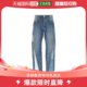 香港直邮Lanvin 拼接设计牛仔裤 RMTR0076D008
