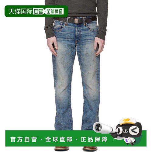 1h可退 香港直邮ralph lauren rrl 拉夫 劳伦RRL 男士 蓝色 Slim