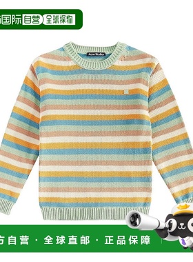 1h可退 香港直邮Acne Studios 艾克妮 女童 条纹棉质毛衣童装 003
