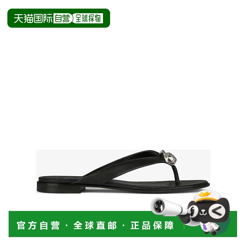 香港直邮Givenchy 纳帕皮夹趾凉鞋 BE305CE0YZ拖鞋