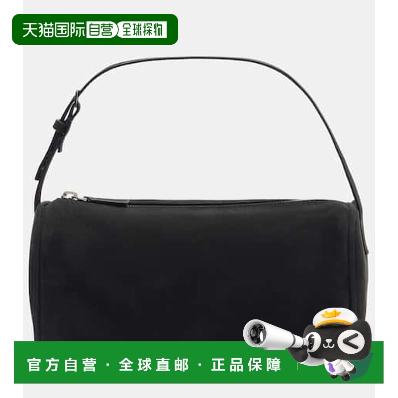 香港直邮The Row 女士 '90s 皮革肩包 black黑色 舒适时尚