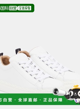 1h可退 香港直邮Chloe 蔻依 女士 Lauren 皮质运动鞋 000767