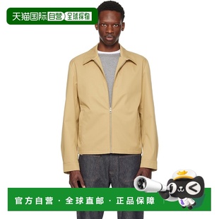 男士 波士 驼色 BECKHAM 5054 1h可退 联名拉链夹克 香港直邮BOSS
