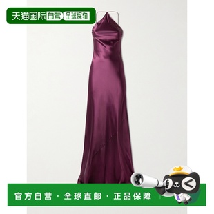 真丝缎挂脖礼服 女士 AA9R2804W125C713COG alaia 1h可退