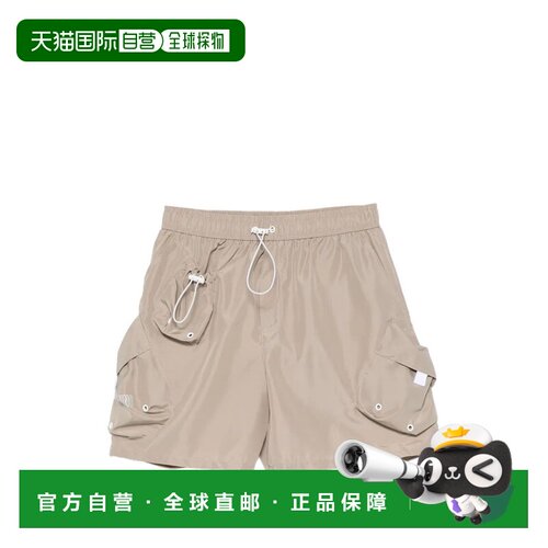 香港直邮Moschino 莫斯奇诺 男士 MOSCHINO 徽标印花泳裤 261V342