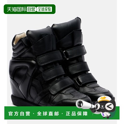 香港直邮Isabel Marant 伊莎贝尔 玛兰 女士 Bekett 皮质运动鞋