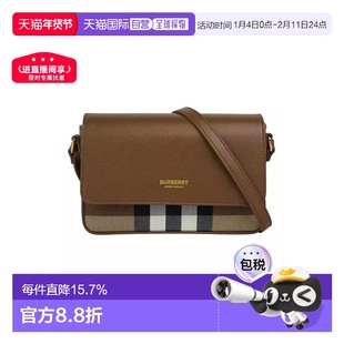 自营欧洲直邮BURBERRY博柏利女士斜挎包单肩包优雅格纹正品品牌