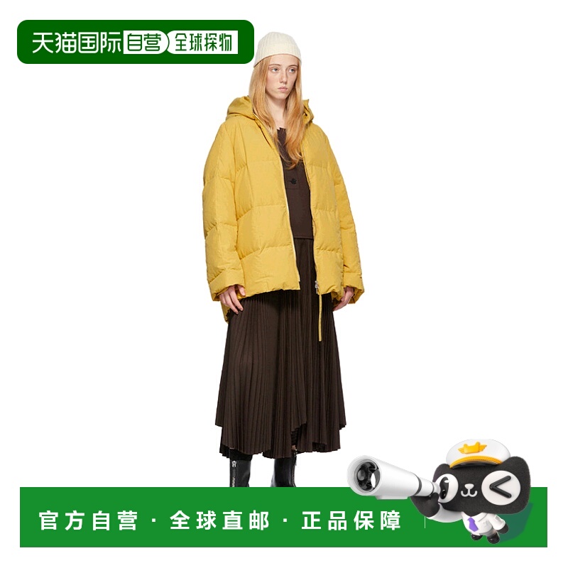 香港直邮Jil Sander 绗缝拉链羽绒服 JPPT441694-WT441100高端流