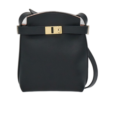 香港直邮Salvatore Ferragamo 搭扣单肩包 220650