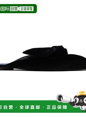 1h可退 香港直邮Lanvin 朗雯 女士 黑色 Midnight Step Velvet Bo