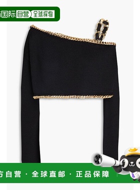 1h可退 香港直邮Balmain 巴尔曼 女士 短款套衫 XF0KA045KB63