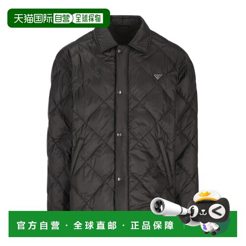 香港直邮PRADA 男士外套 SGD25817YXF0002 AW2026 黑色 长袖棉服