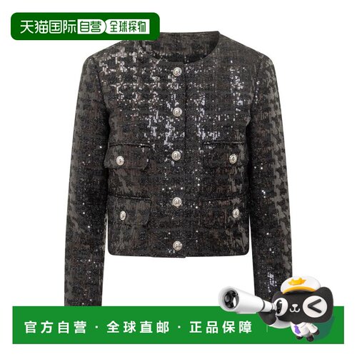 1h可退 香港直邮MICHAEL KORS 女士夹克 MF510CAJSD001 AW2025 黑