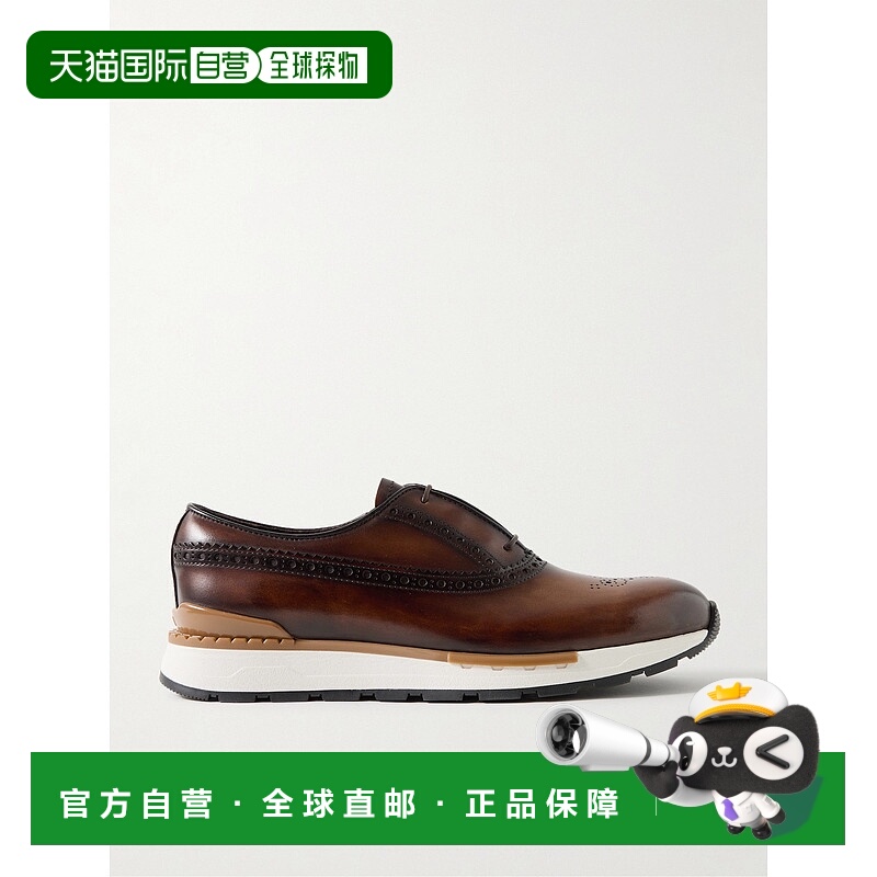 1h可退 香港直邮Berluti 伯尔鲁帝 男士 Fast Track Venezia 皮质