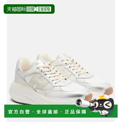 香港直邮Hogan 女士 Maxi I Active 皮革边运动鞋
