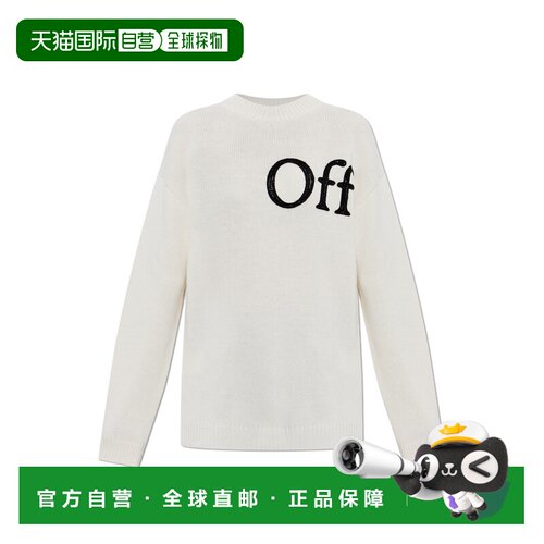 1h可退 香港直邮OFF-WHITE 女士针织衫 2FE00533T0W221 AW2026 乳